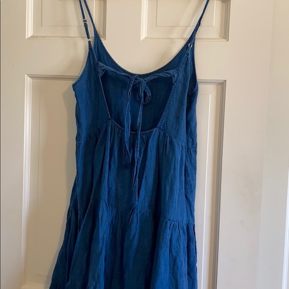 Rails tie back denim dress - Picture 2 of 2